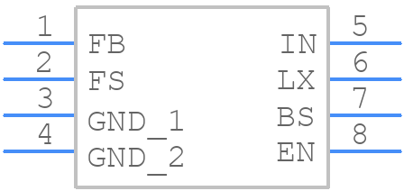 SY8303AIC - Silergy - PCB symbol