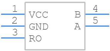 MAX3280EAUK+T - Analog Devices - PCB symbol