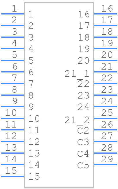74320-3000 - Molex - PCB symbol