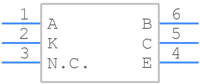 4N32(SHORT) - Toshiba - PCB symbol
