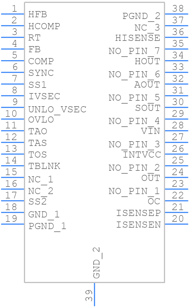 LT3752IFE-1#PBF - Analog Devices - PCB symbol