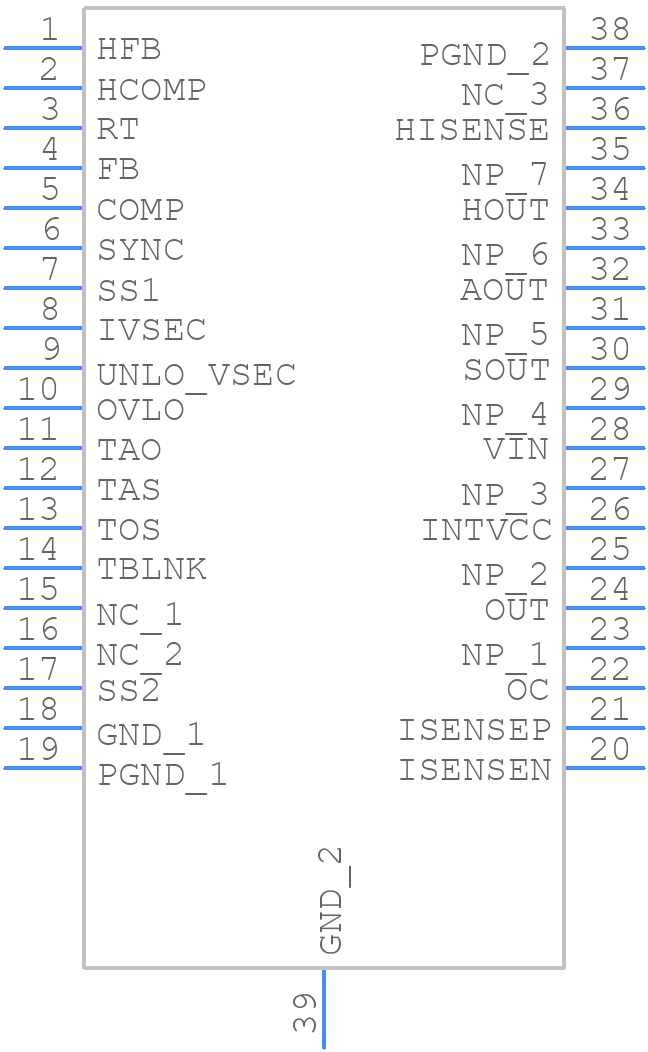 LT3752EFE-1#PBF - Analog Devices - PCB symbol