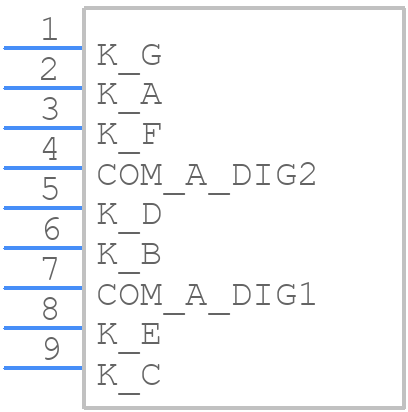 LDD-E302NI-RA - Lumex - PCB symbol