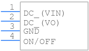 PQ3RD23 - Sharp Microelectronics - PCB symbol