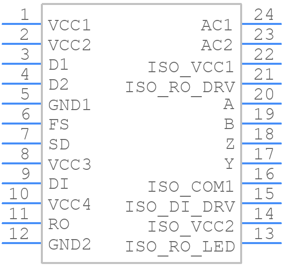 MAX1490EAEPG+ - Analog Devices - PCB symbol