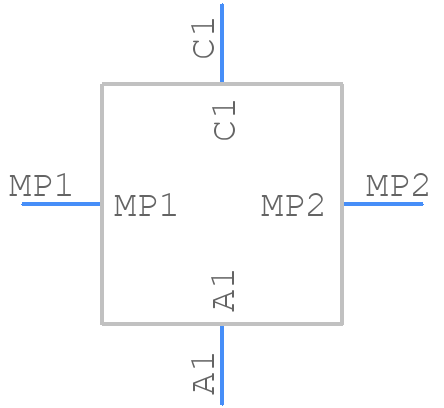 MS-156HF - Hirose - PCB symbol
