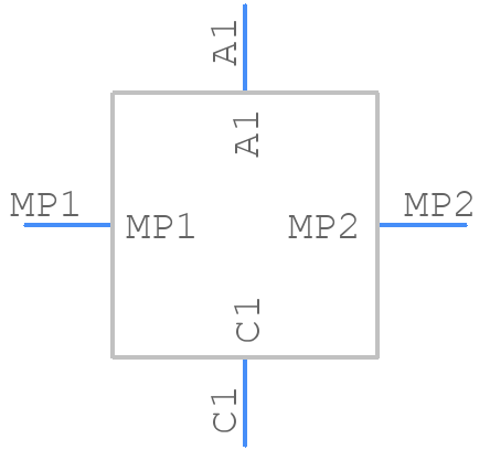 MS-156HF - Hirose - PCB symbol