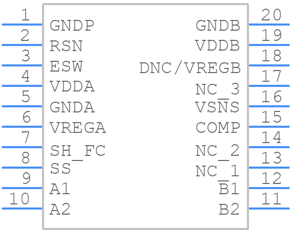 Si88620ED-IS - Silicon Labs - PCB symbol