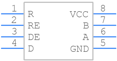 SN65HVD1782QDRQ1 - Texas Instruments - PCB symbol