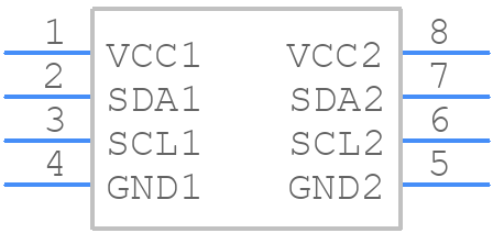 ISO1541DR - Texas Instruments - PCB symbol