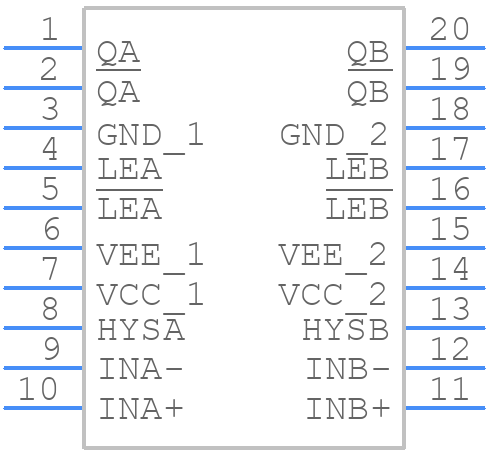 MAX9600EUP+ - Analog Devices - PCB symbol