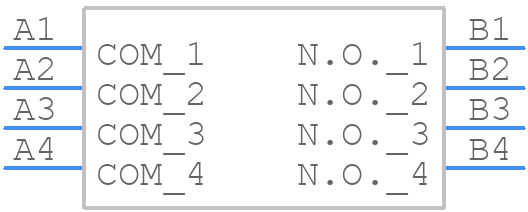 A6H-4102 - OMRON Electronics - PCB symbol