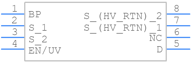 TNY266PN - Power Integrations - PCB symbol