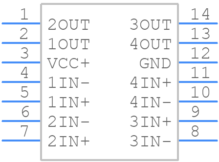 LMV339IPWR - Texas Instruments - PCB symbol
