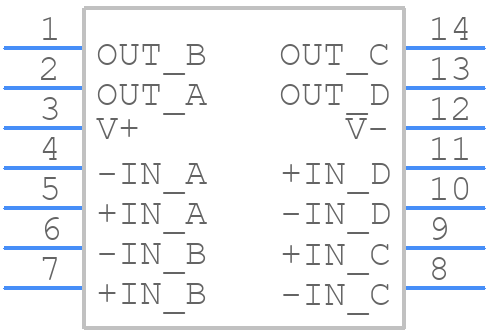 LMV339MX/NOPB - Texas Instruments - PCB symbol