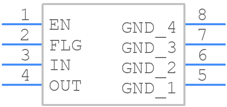 MIC5239-3.3YM - Microchip - PCB symbol