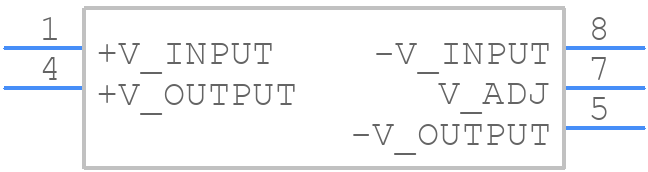 LDU1416S1000 - XP POWER - PCB symbol