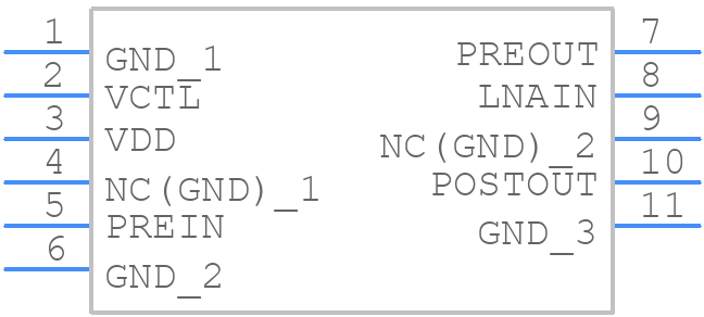 NJG1156PCD - Nisshinbo - PCB symbol