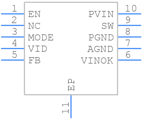 ADP5304ACPZ-1-R7 - Analog Devices - PCB symbol
