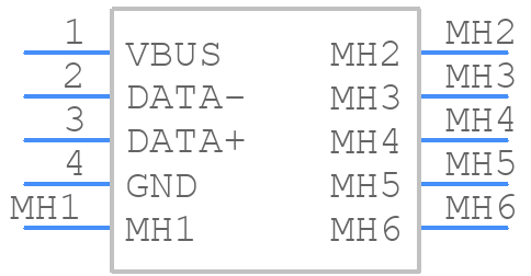 MX49004HQ1 - JAE - PCB symbol
