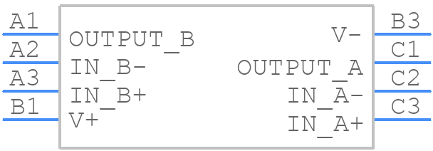 LMC6035ITL/NOPB - Texas Instruments - PCB symbol