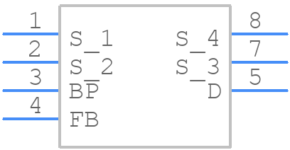 LNK302GN - Power Integrations - PCB symbol