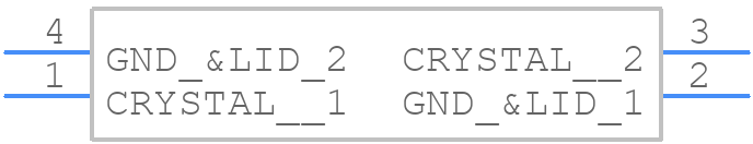 LFXTAL035268 - IQD - PCB symbol