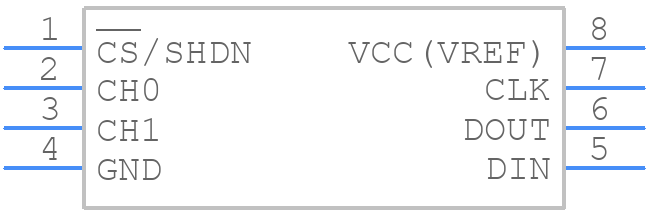LTC1298IS8#PBF - Analog Devices - PCB symbol