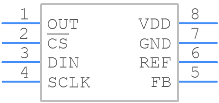 MAX5352AEUA+ - Analog Devices - PCB symbol