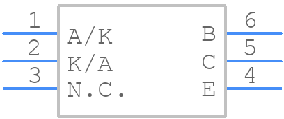 TLP630(F) - Toshiba - PCB symbol