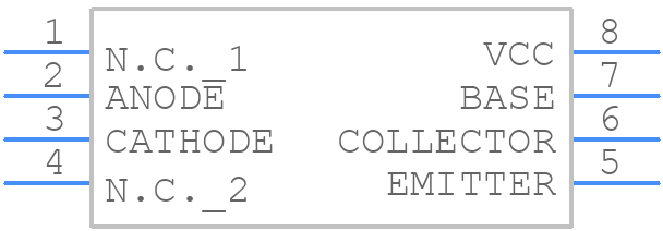TLP551(F) - Toshiba - PCB symbol