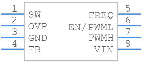 MP3307GJ-P - Monolithic Power Systems (MPS) - PCB symbol