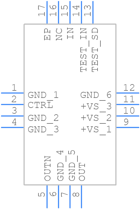 OPA857IRGTR - Texas Instruments - PCB symbol
