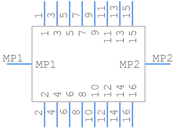 14010813101000 - HARTING - PCB symbol