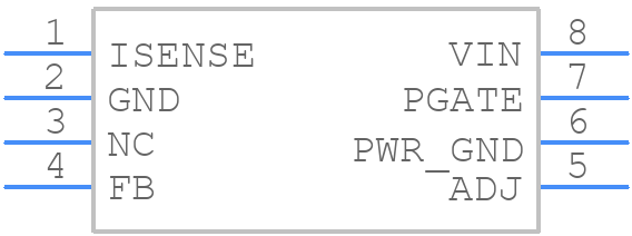 LM3485MMX/NOPB - Texas Instruments - PCB symbol