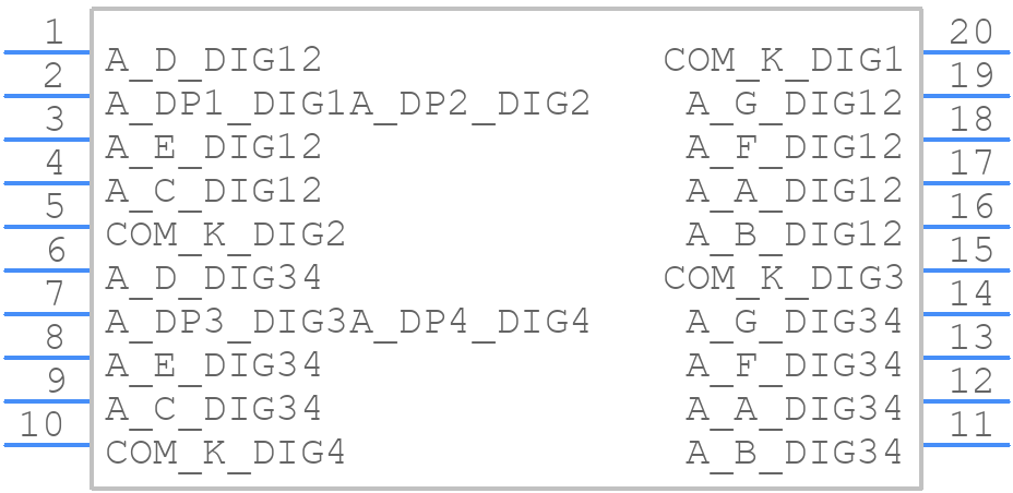 CC04-41SURKWA - Kingbright - PCB symbol