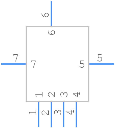 105057-0001 - Molex - PCB symbol