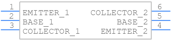 SBC847BDW1T1G - onsemi - PCB symbol