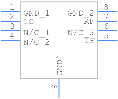 HMC412AMS8GE - Analog Devices - PCB symbol