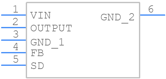 AP1501A-50K5G-13 - Diodes Incorporated - PCB symbol