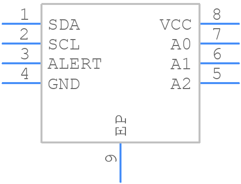 AT30TSE758-MA8-T - Microchip - PCB symbol