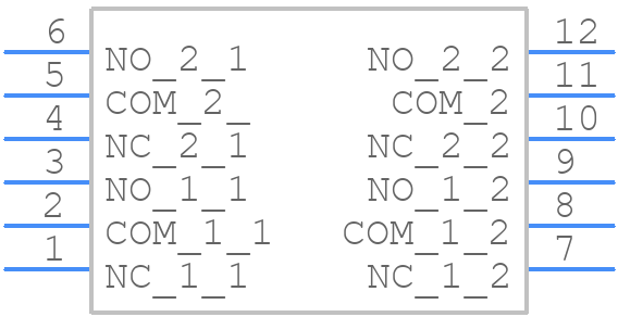 SPUN194700 - ALPS Electric - PCB symbol