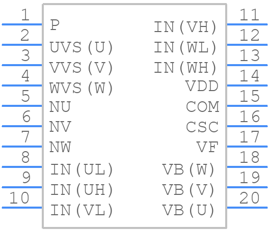 FNA51560TD3 - onsemi - PCB symbol