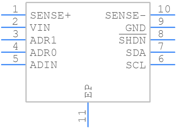 LTC4151IDD#PBF - Analog Devices - PCB symbol
