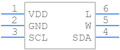 MAX5434MEZT+T - Analog Devices - PCB symbol