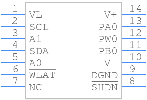 MCP45HV31T-104E/ST - Microchip - PCB symbol