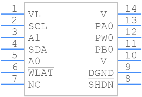 MCP45HV51T-503E/ST - Microchip - PCB symbol