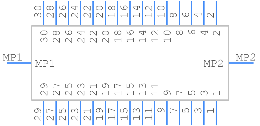 525883075 - Molex - PCB symbol