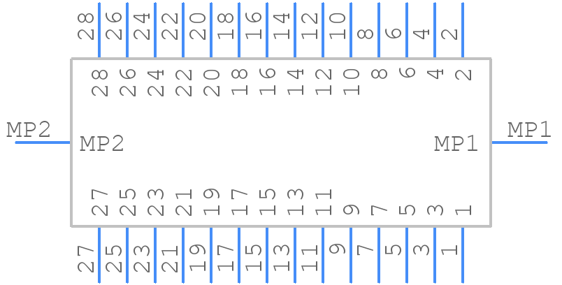 505406-2860 - Molex - PCB symbol