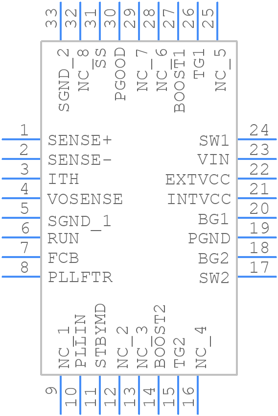 LTC3780EUH#PBF - Analog Devices - PCB symbol
